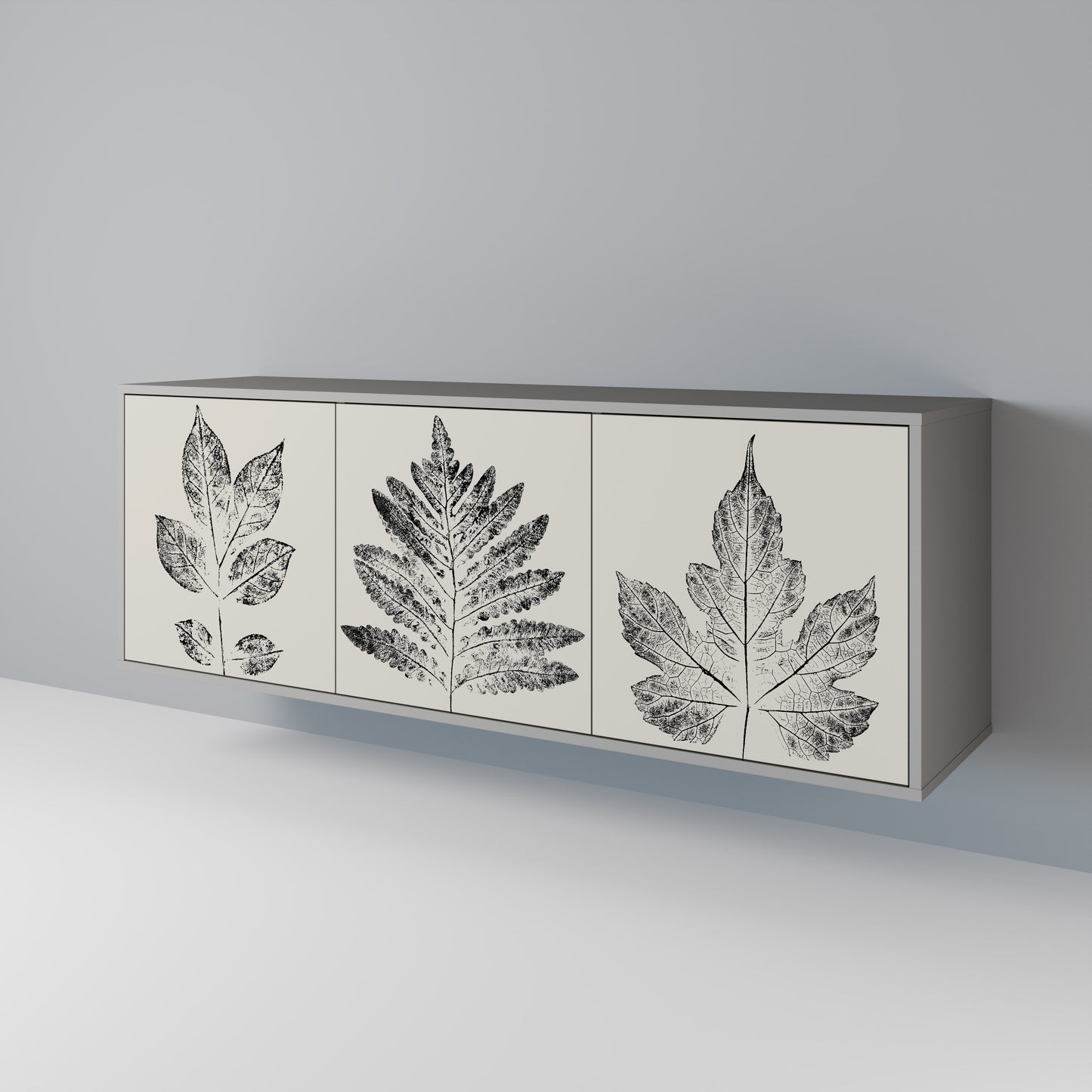 LEAFY STAMPS Μπουφές 3-θυρών