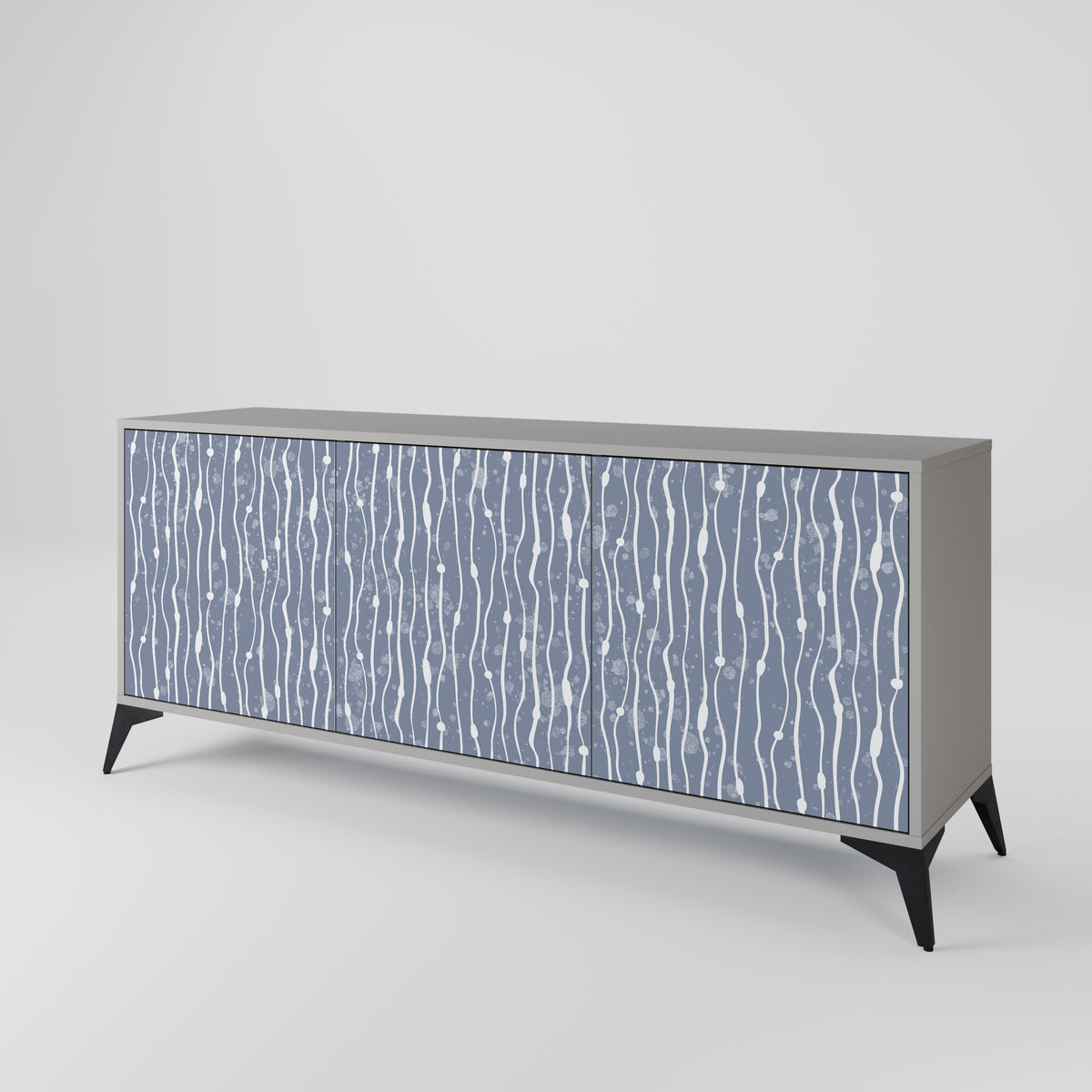 GRAPHITE RAIN Μπουφές 3-θυρών