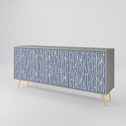 GRAPHITE RAIN Μπουφές 3-θυρών