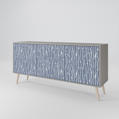 GRAPHITE RAIN Μπουφές 3-θυρών