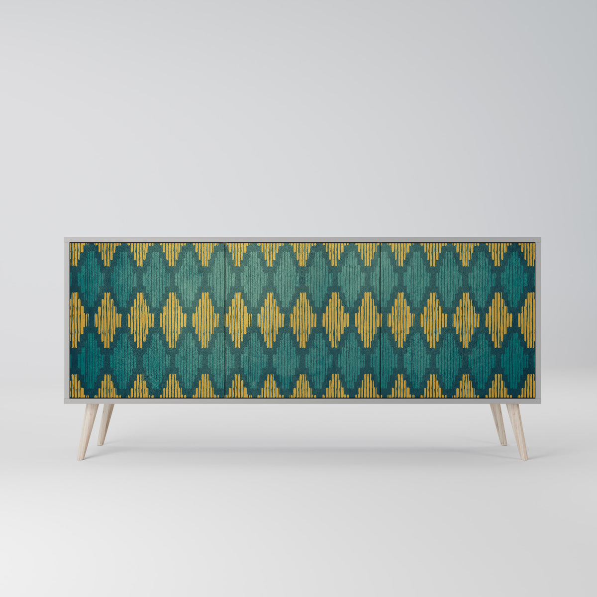 POLYGONS 3-Door Sideboard