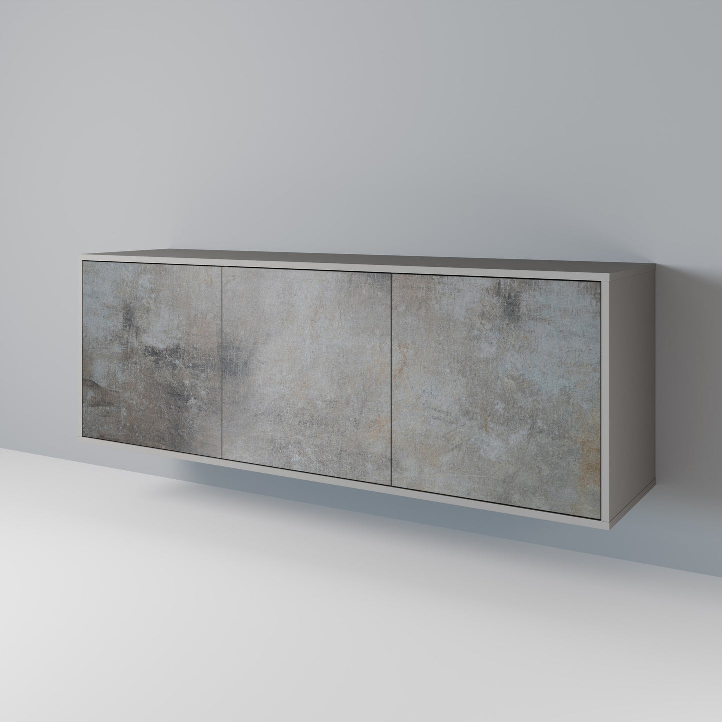 CONCRETE WALL Μπουφές 3-θυρών