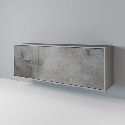 CONCRETE WALL Μπουφές 3-θυρών