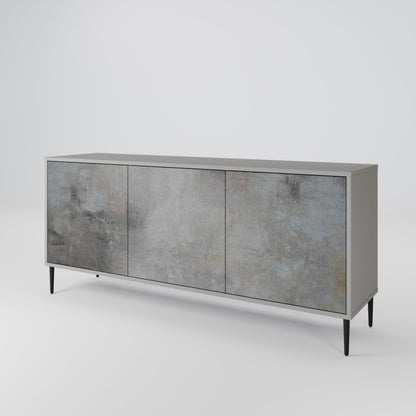 CONCRETE WALL Μπουφές 3-θυρών