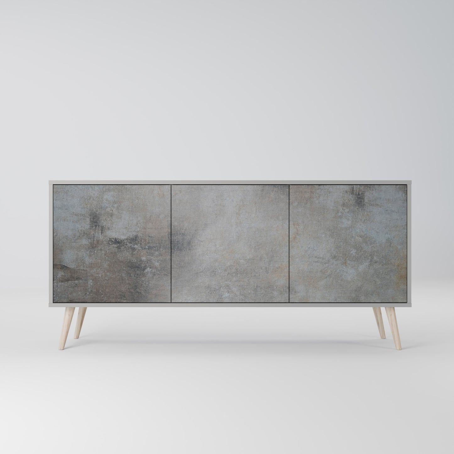 CONCRETE WALL Μπουφές 3-θυρών