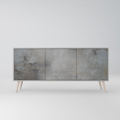 CONCRETE WALL Μπουφές 3-θυρών