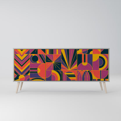 ELECTRIC PATTERNS Μπουφές 3-θυρών