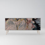 GILDED SWIRLS 3-Door Sideboard
