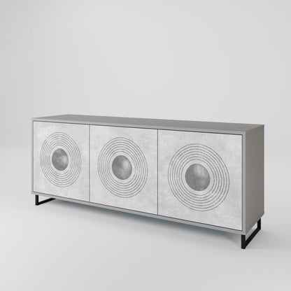 SOLID CIRCLES Μπουφές 3-θυρών