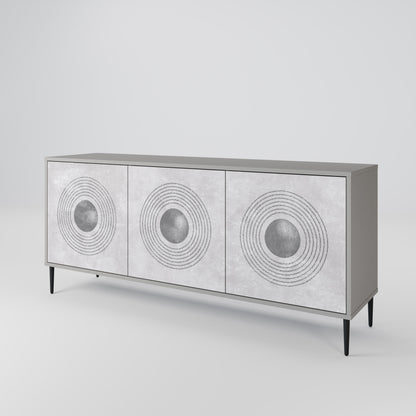 SOLID CIRCLES Μπουφές 3-θυρών
