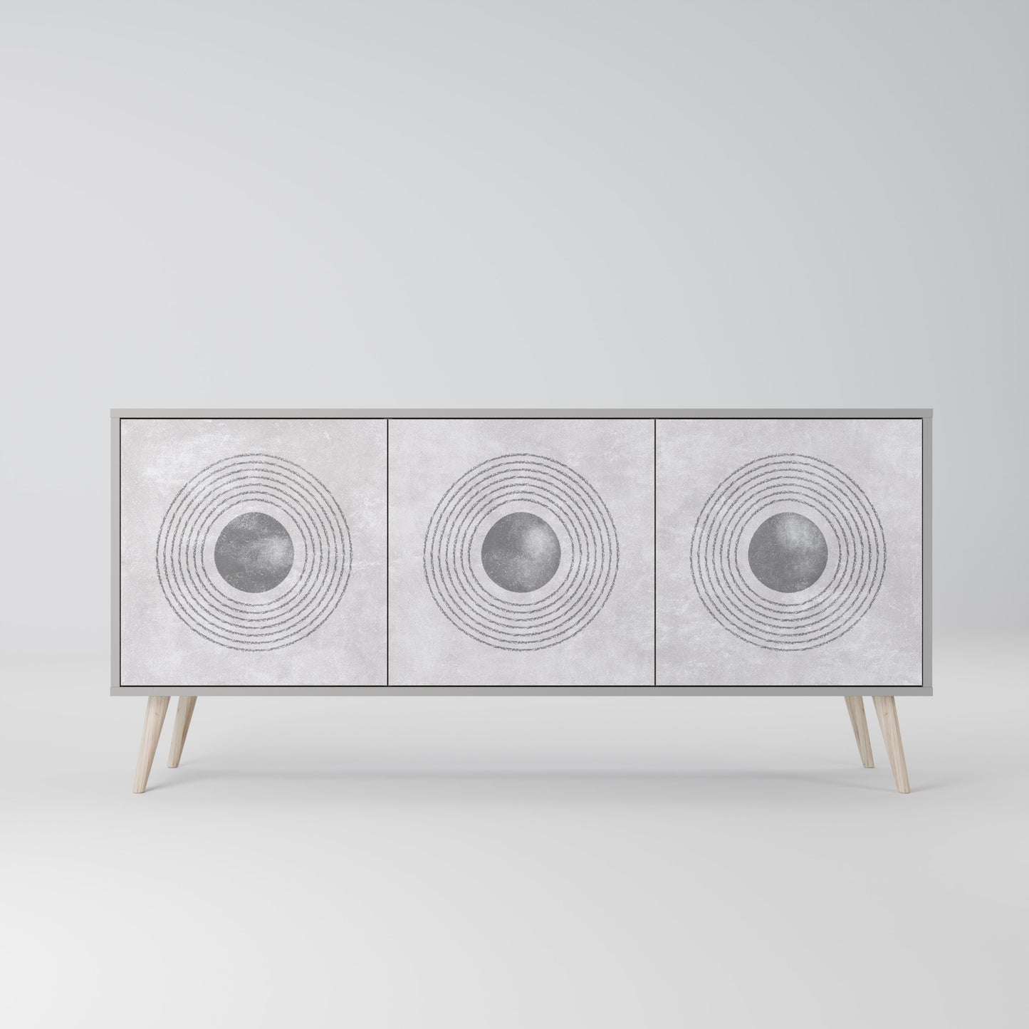 SOLID CIRCLES Μπουφές 3-θυρών