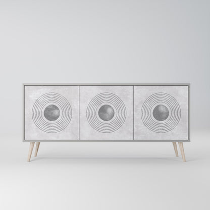 SOLID CIRCLES Μπουφές 3-θυρών
