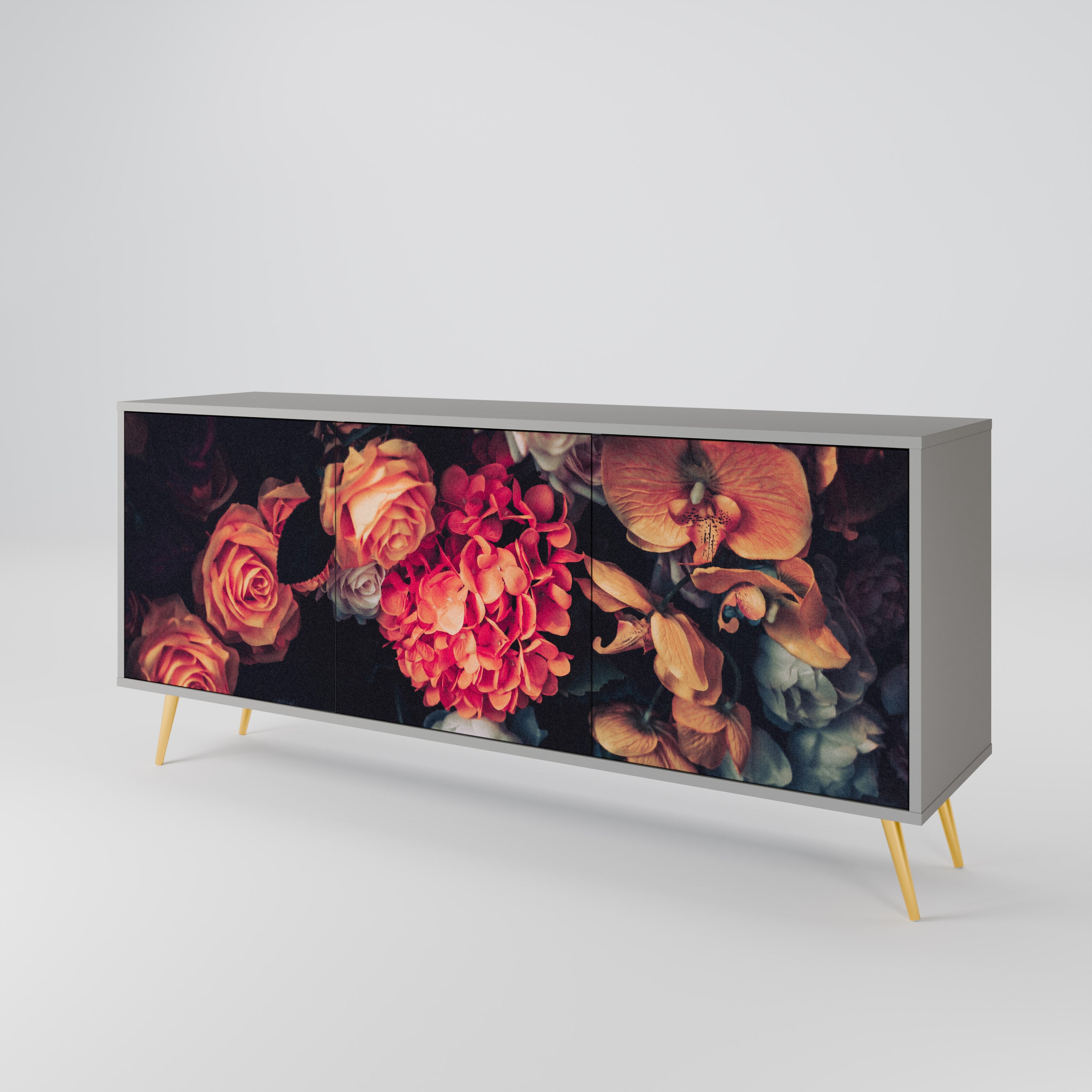 NEVERENDING BLOOM 3-Door Sideboard