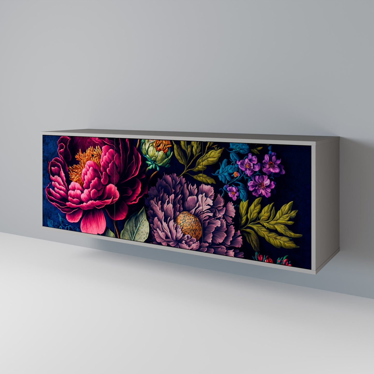BLOOMING ELEGANCE Μπουφές 3-θυρών