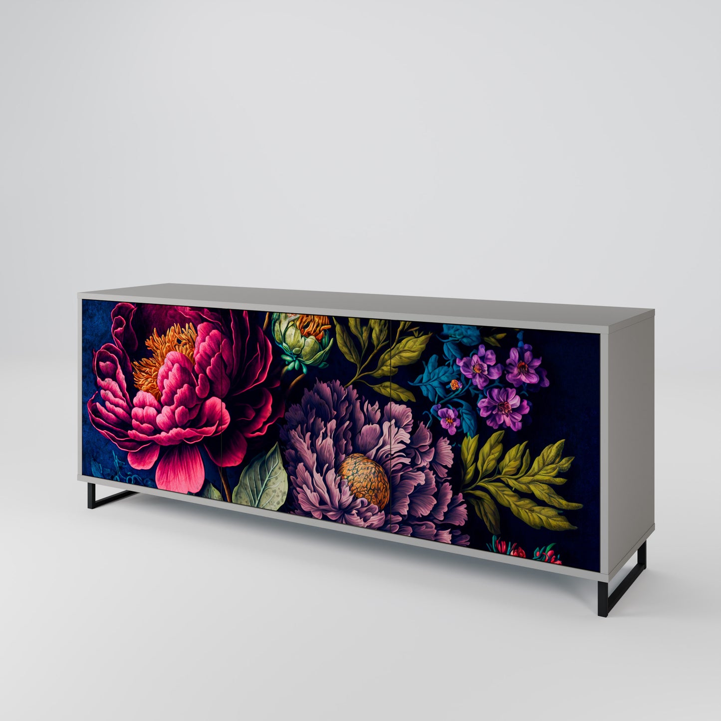 BLOOMING ELEGANCE Μπουφές 3-θυρών