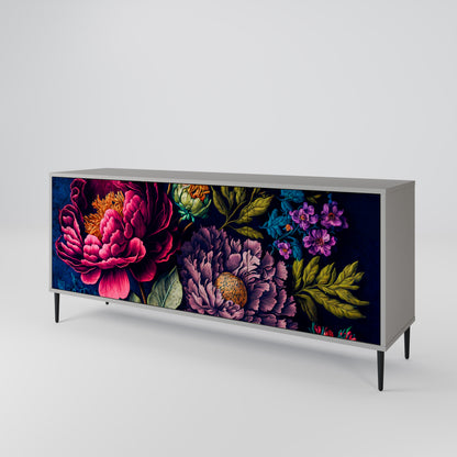 BLOOMING ELEGANCE Μπουφές 3-θυρών