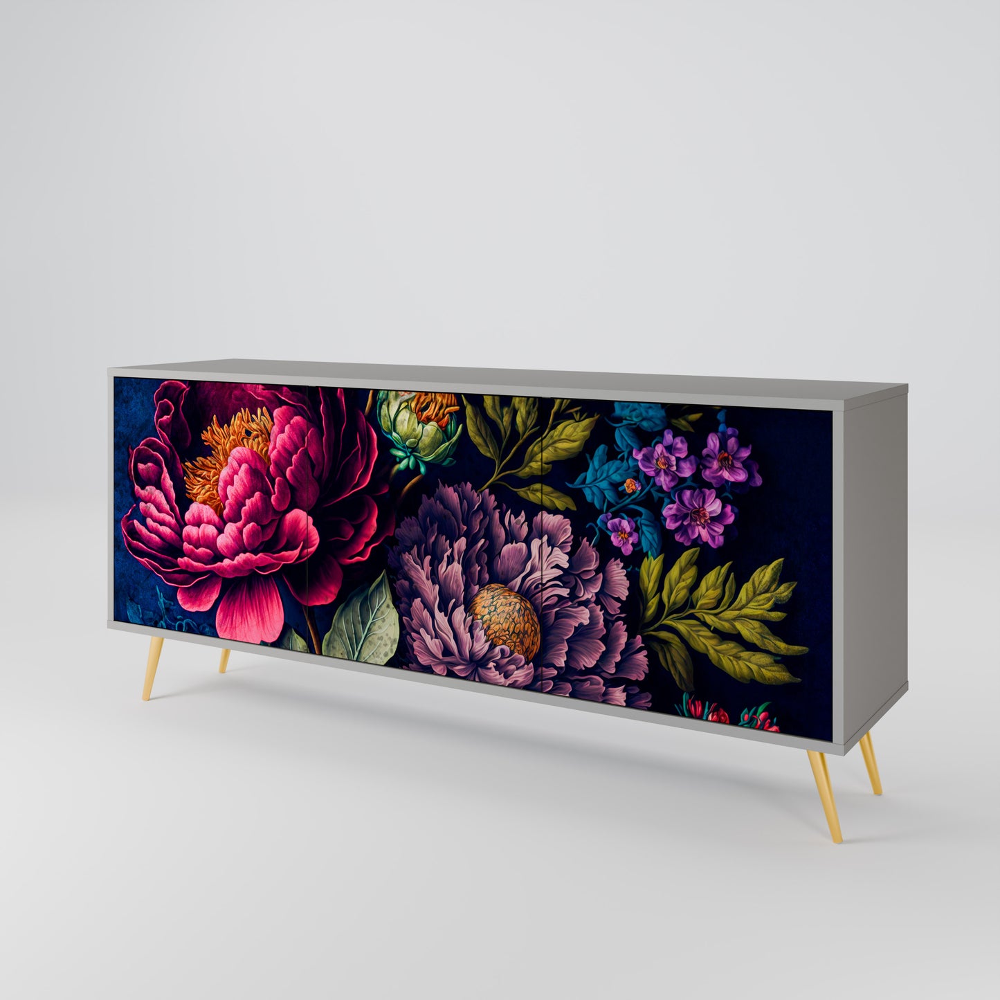 BLOOMING ELEGANCE Μπουφές 3-θυρών