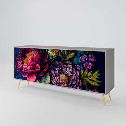 BLOOMING ELEGANCE Μπουφές 3-θυρών