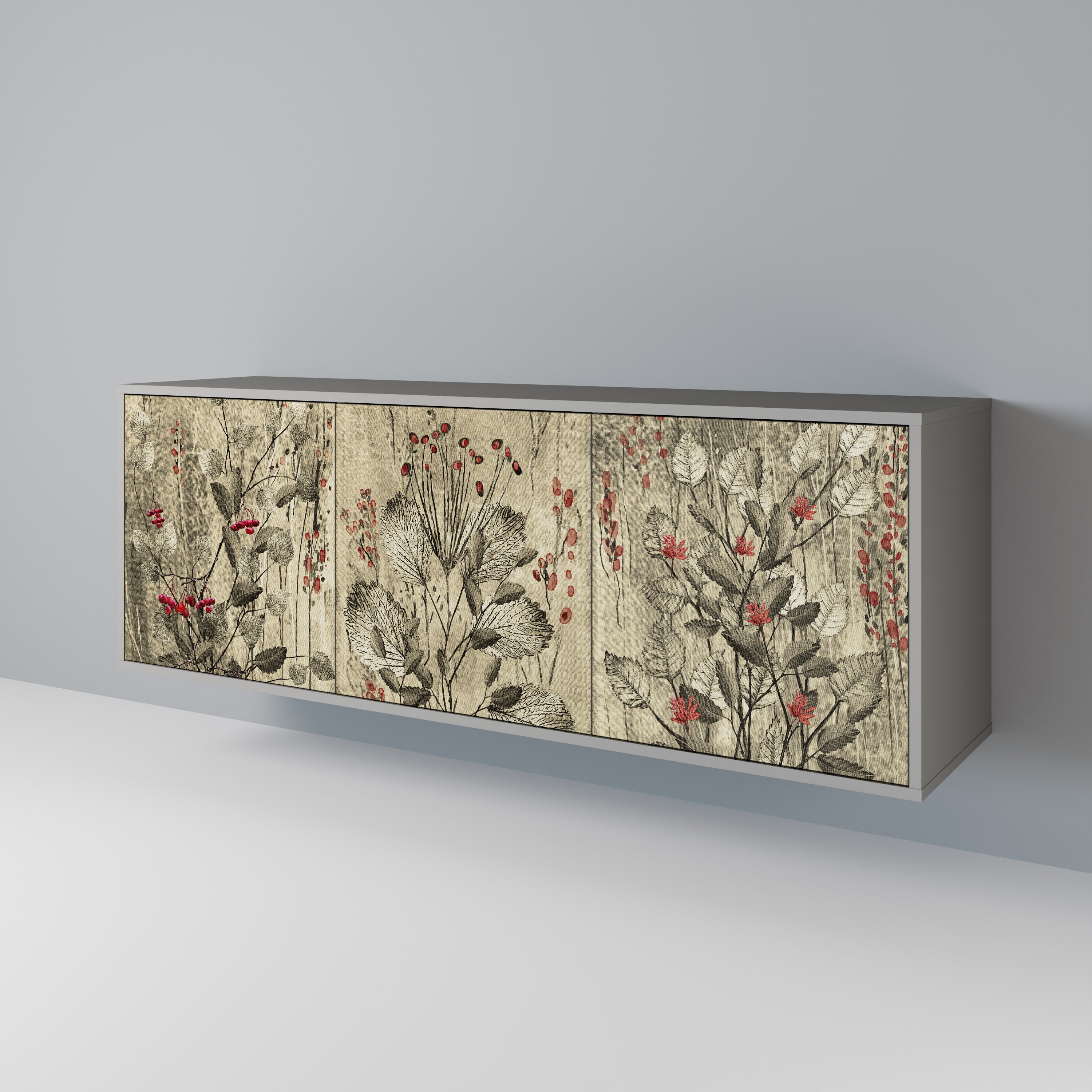 HERBAL GRACE 3-Door Sideboard