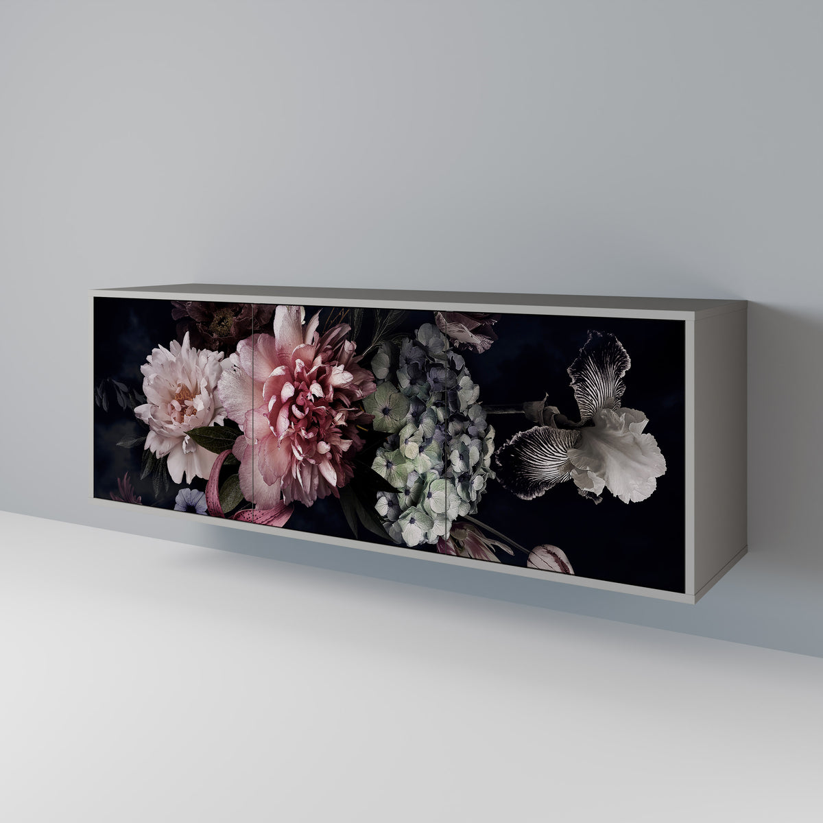 PURE BLOSSOM Μπουφές 3-θυρών