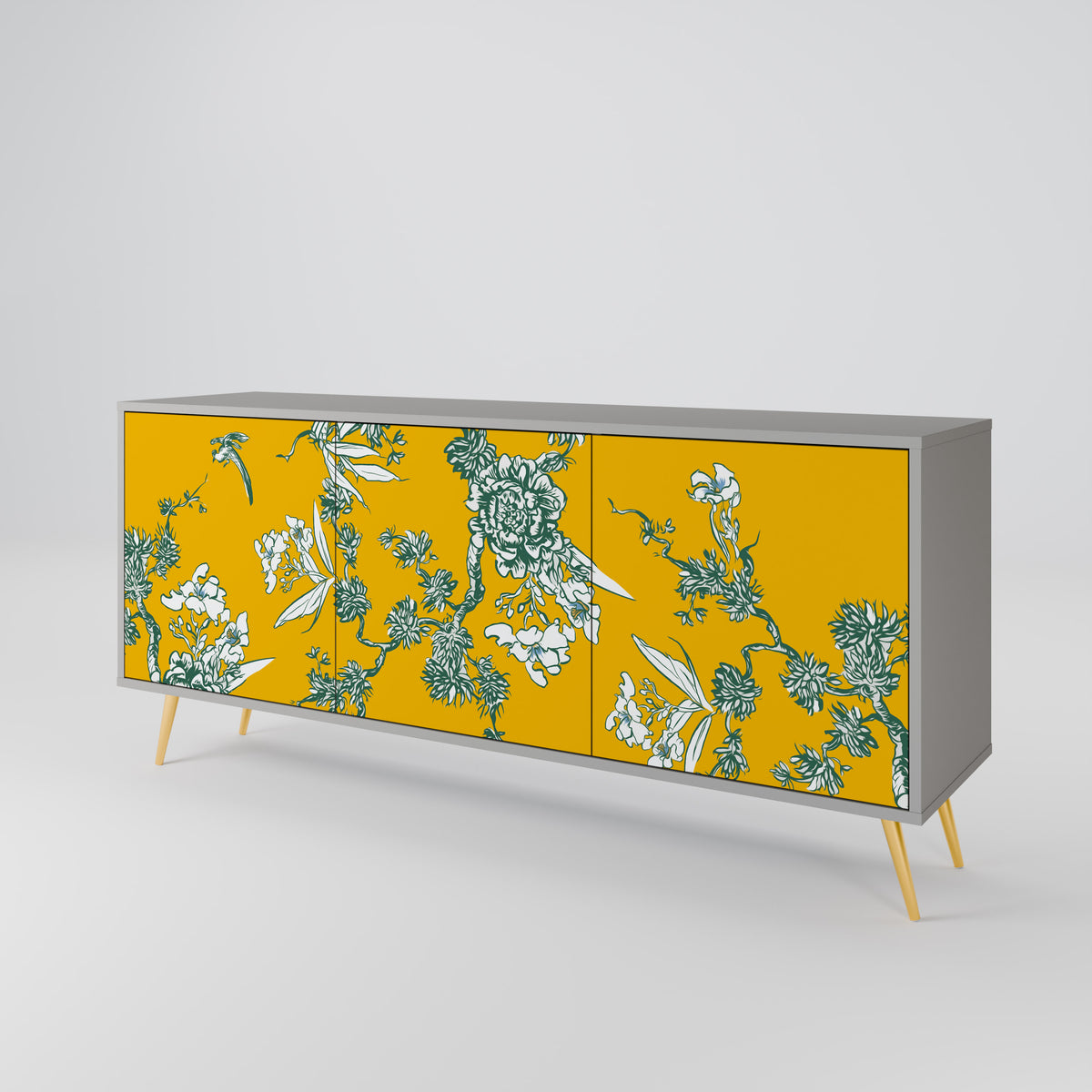 YELLOW CHINOISERIE Μπουφές 3-θυρών