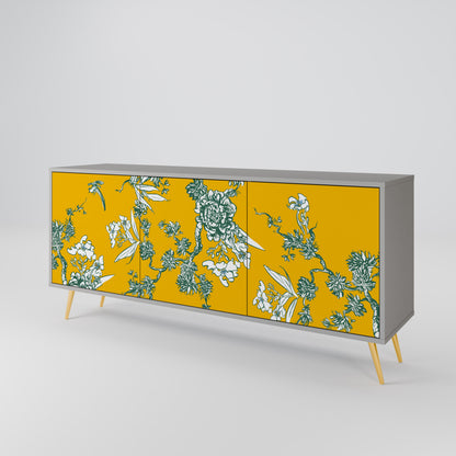 YELLOW CHINOISERIE Μπουφές 3-θυρών