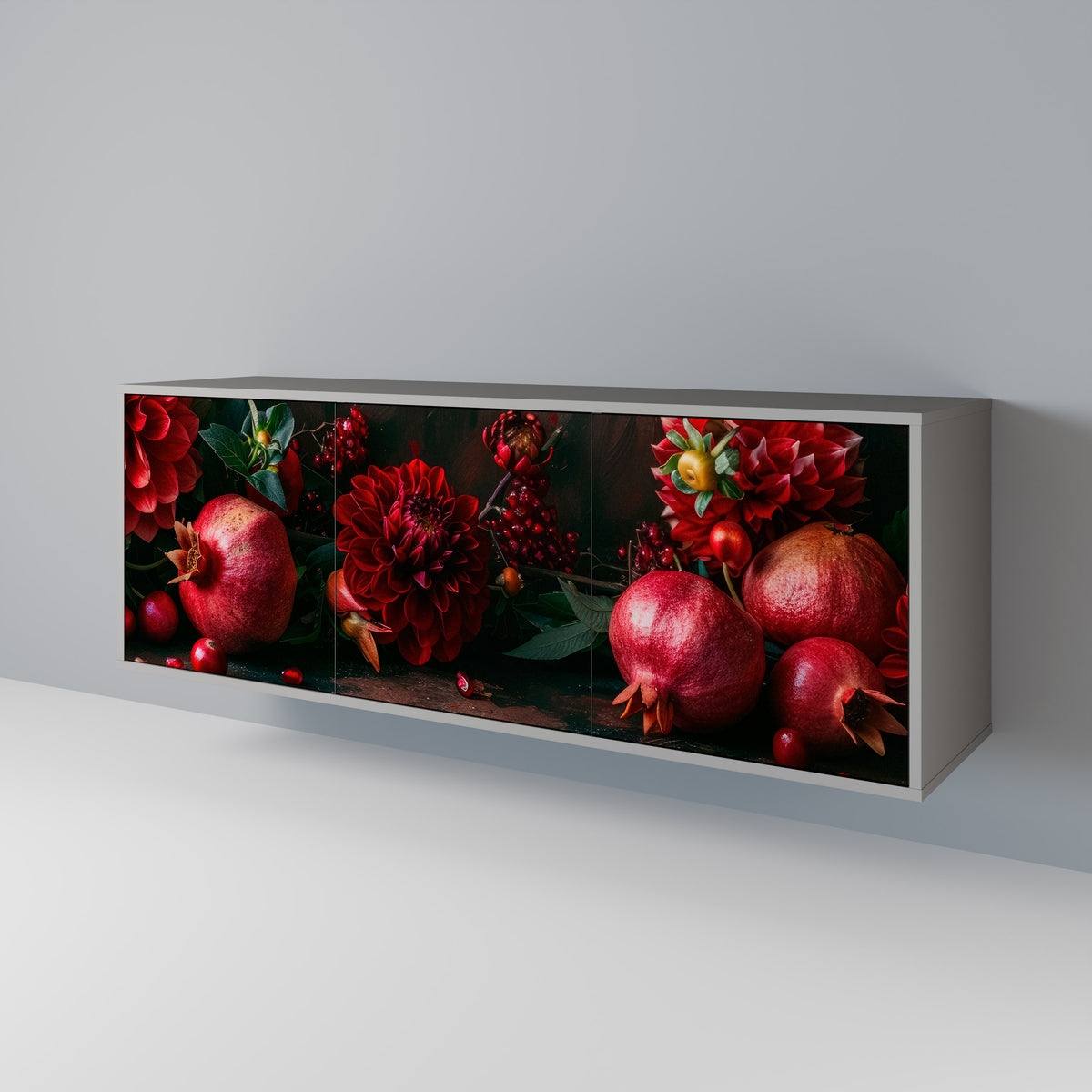 DAHLIAS AND POMEGRANATES Μπουφές 3-θυρών