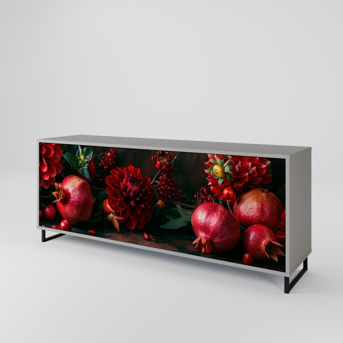 DAHLIAS AND POMEGRANATES Μπουφές 3-θυρών