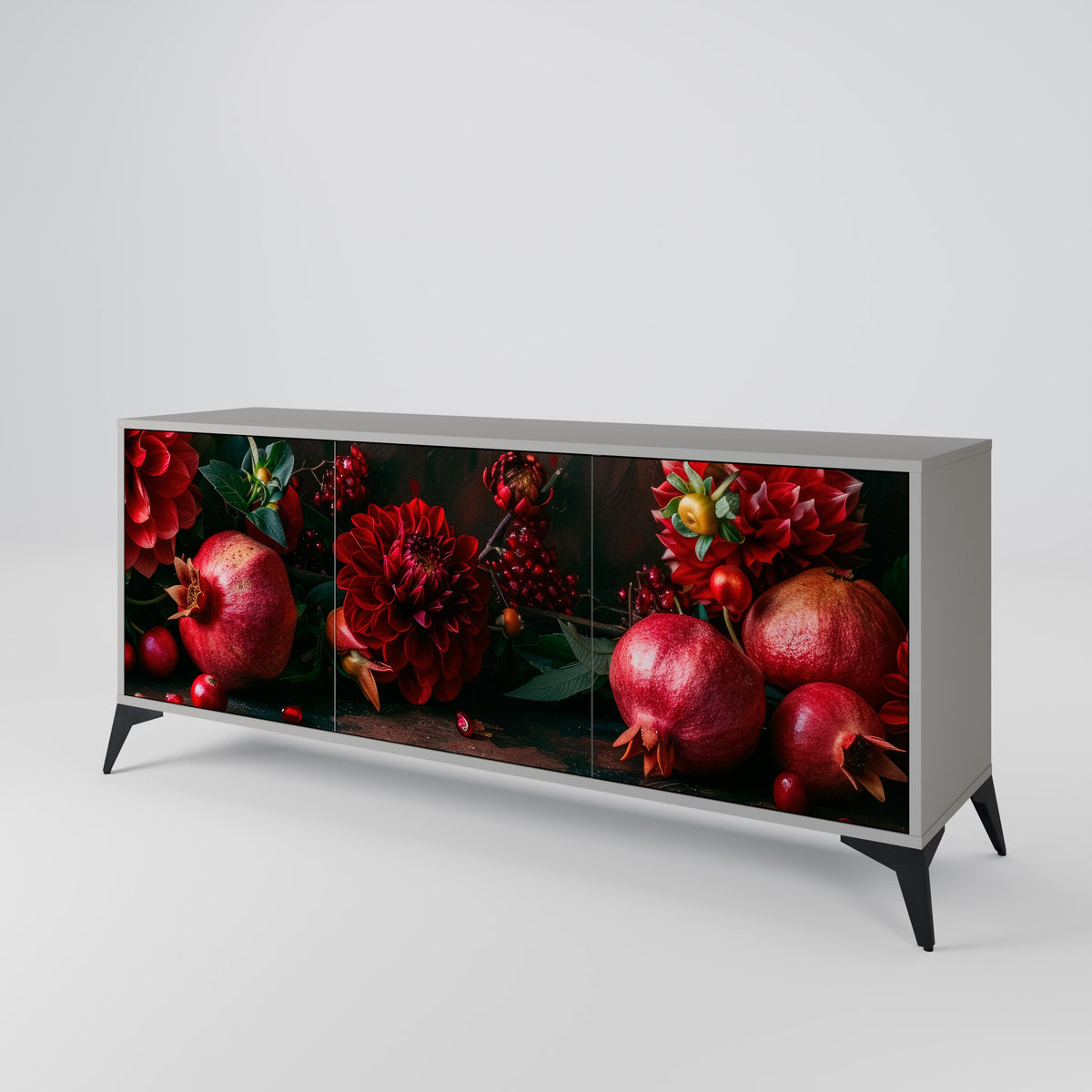 DAHLIAS AND POMEGRANATES Μπουφές 3-θυρών
