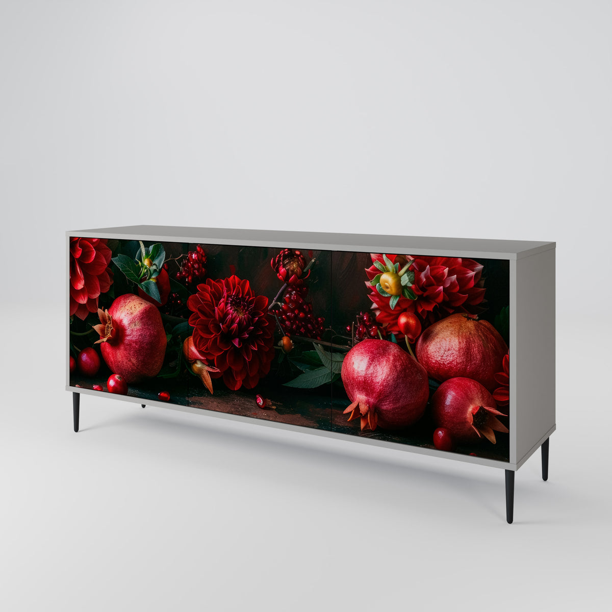 DAHLIAS AND POMEGRANATES Μπουφές 3-θυρών