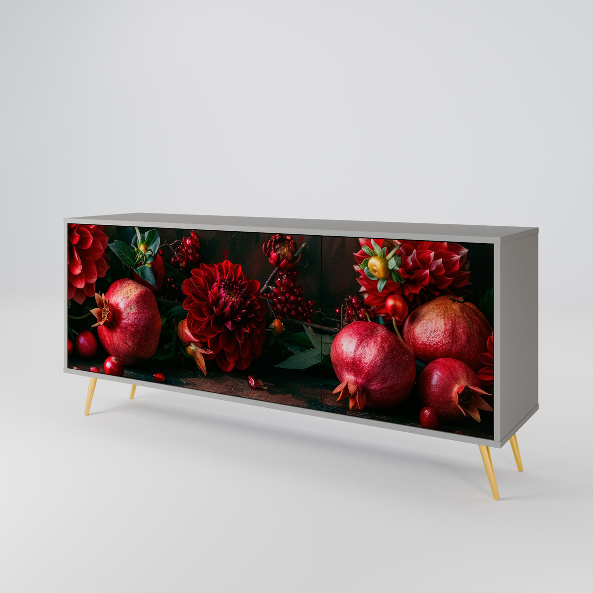 DAHLIAS AND POMEGRANATES Μπουφές 3-θυρών