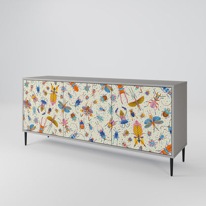 COLORFUL INSECTS Μπουφές 3-θυρών