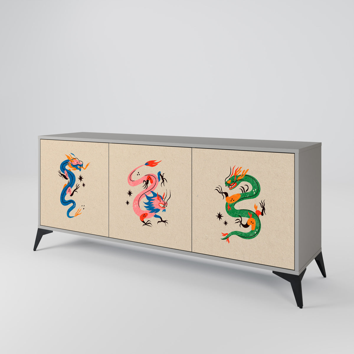 MYTHOLOGICAL CREATURES Μπουφές 3-θυρών