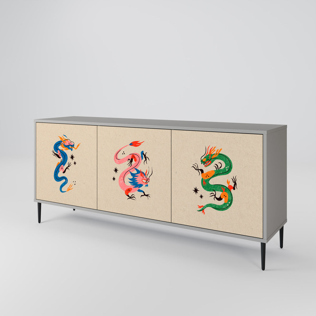 MYTHOLOGICAL CREATURES Μπουφές 3-θυρών