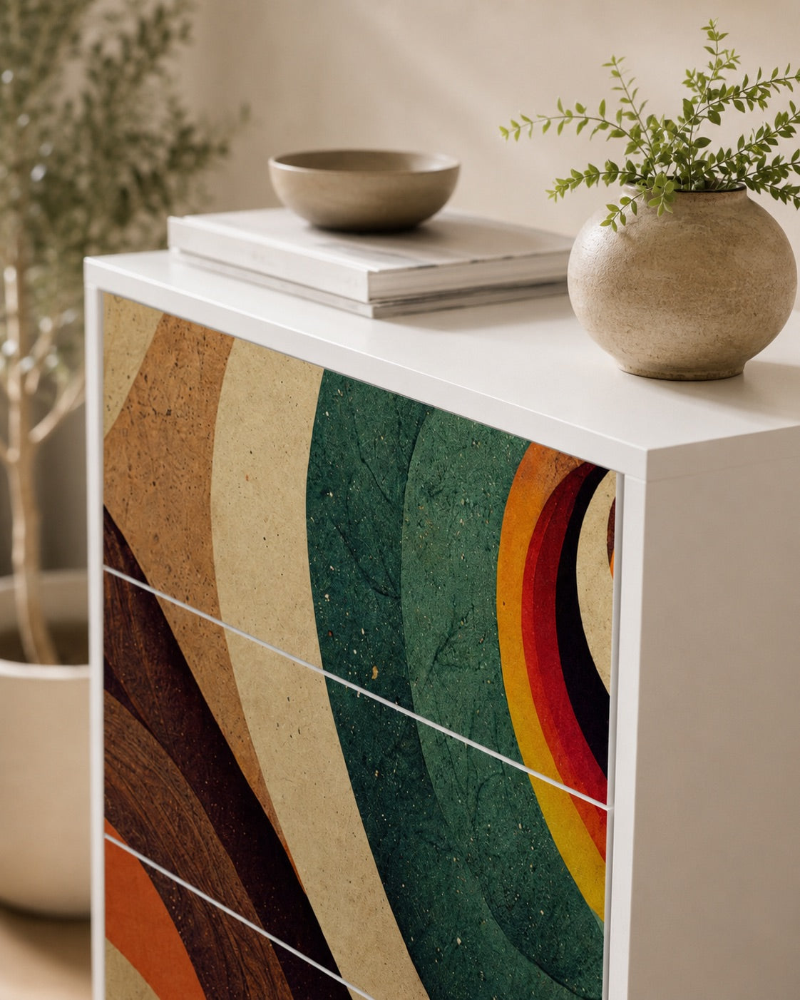 COLORFUL STRANDS Chest of drawers
