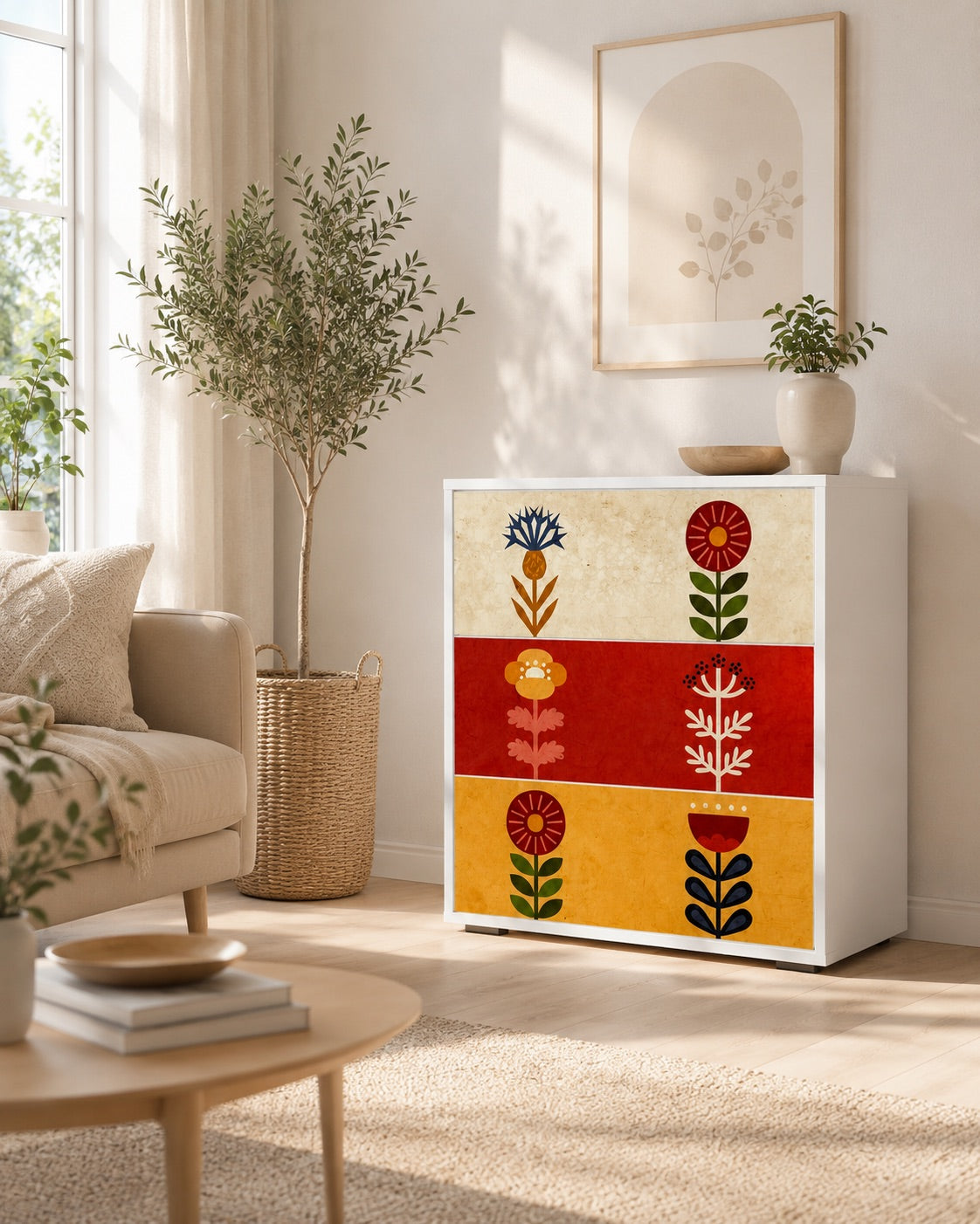 SCANDIC FLOWERET Συρταριέρα