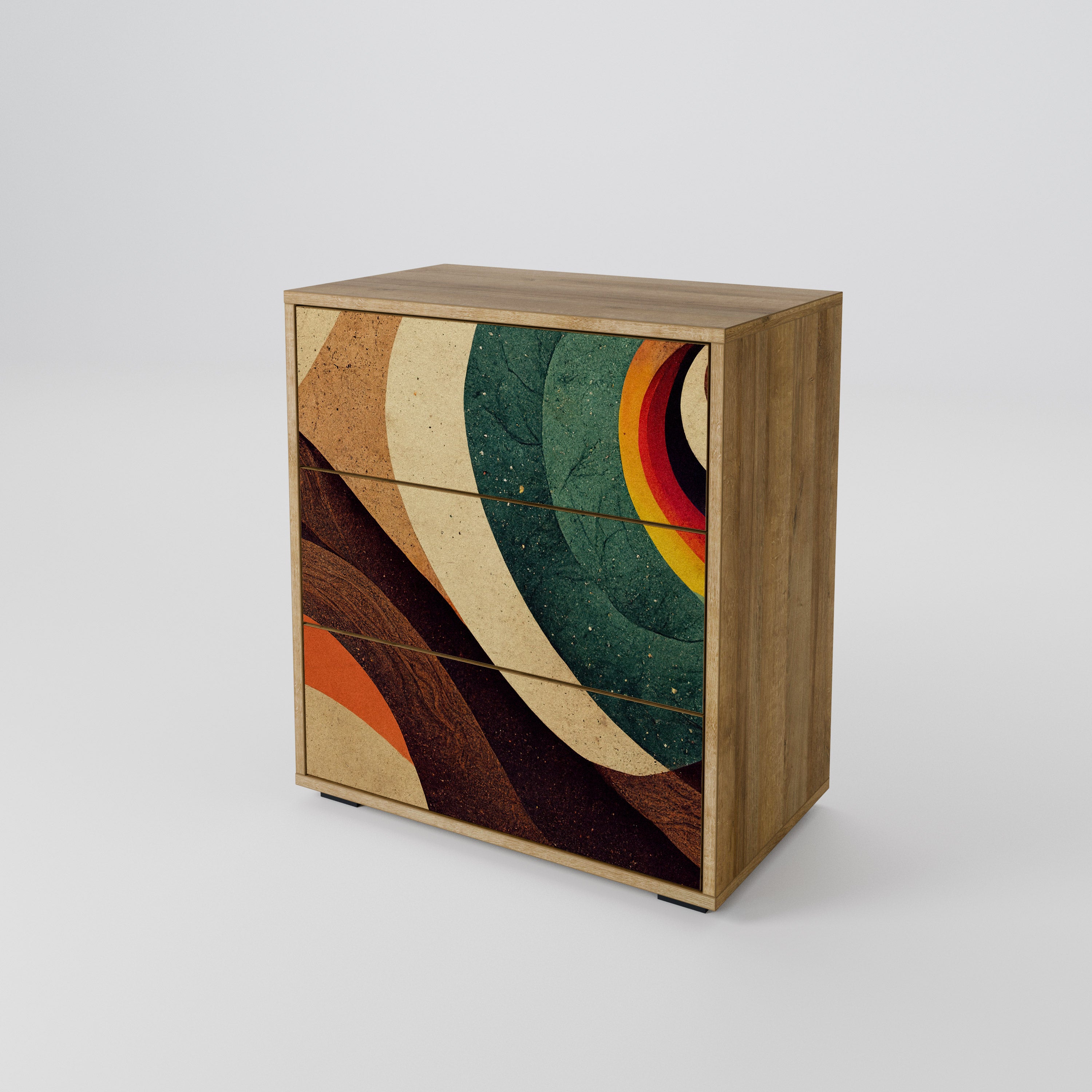 COLORFUL STRANDS Chest of drawers