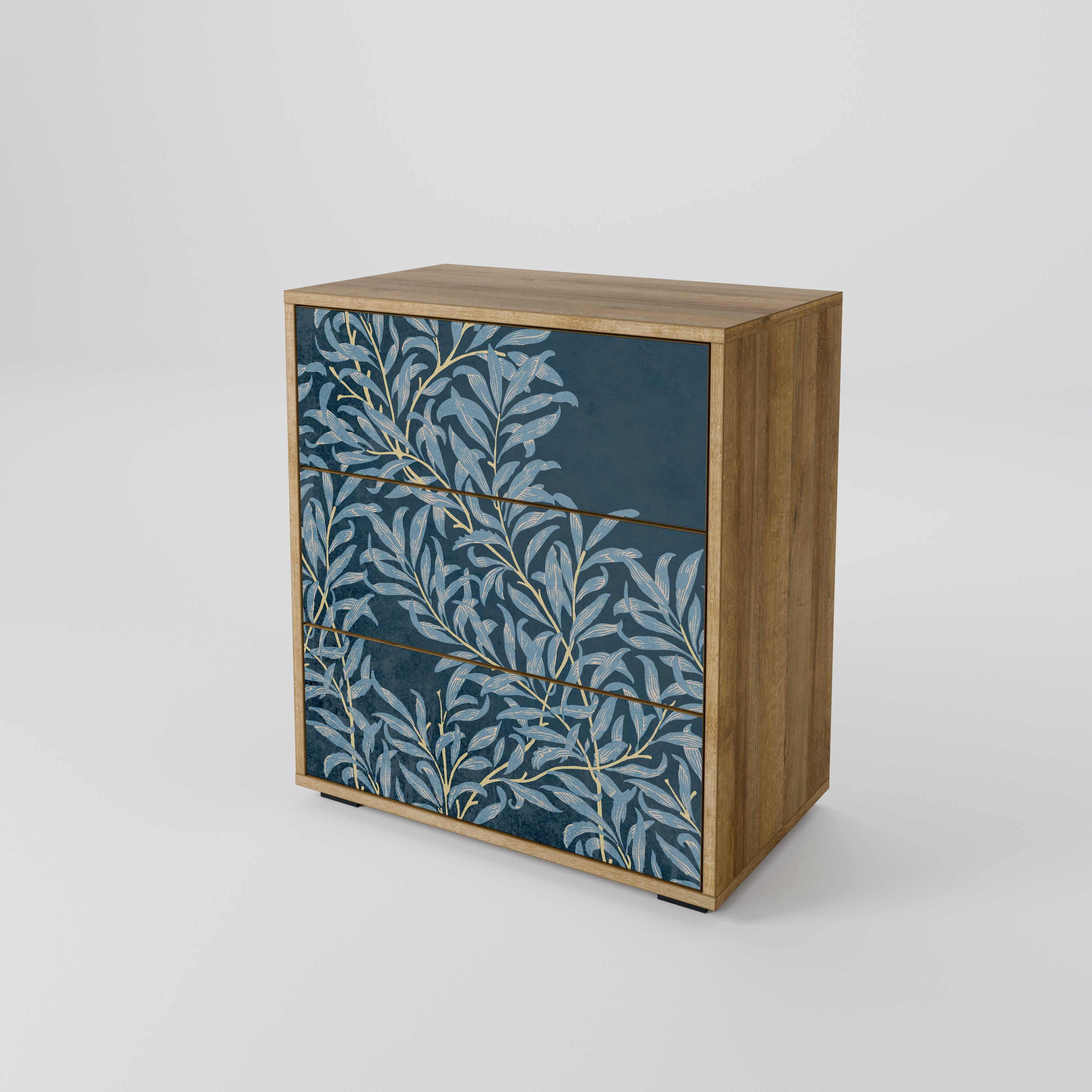 BLUE LEAVES Chest of drawers