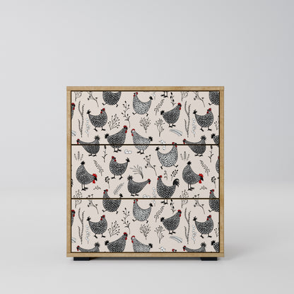 HAPPY HENS Chest of drawers