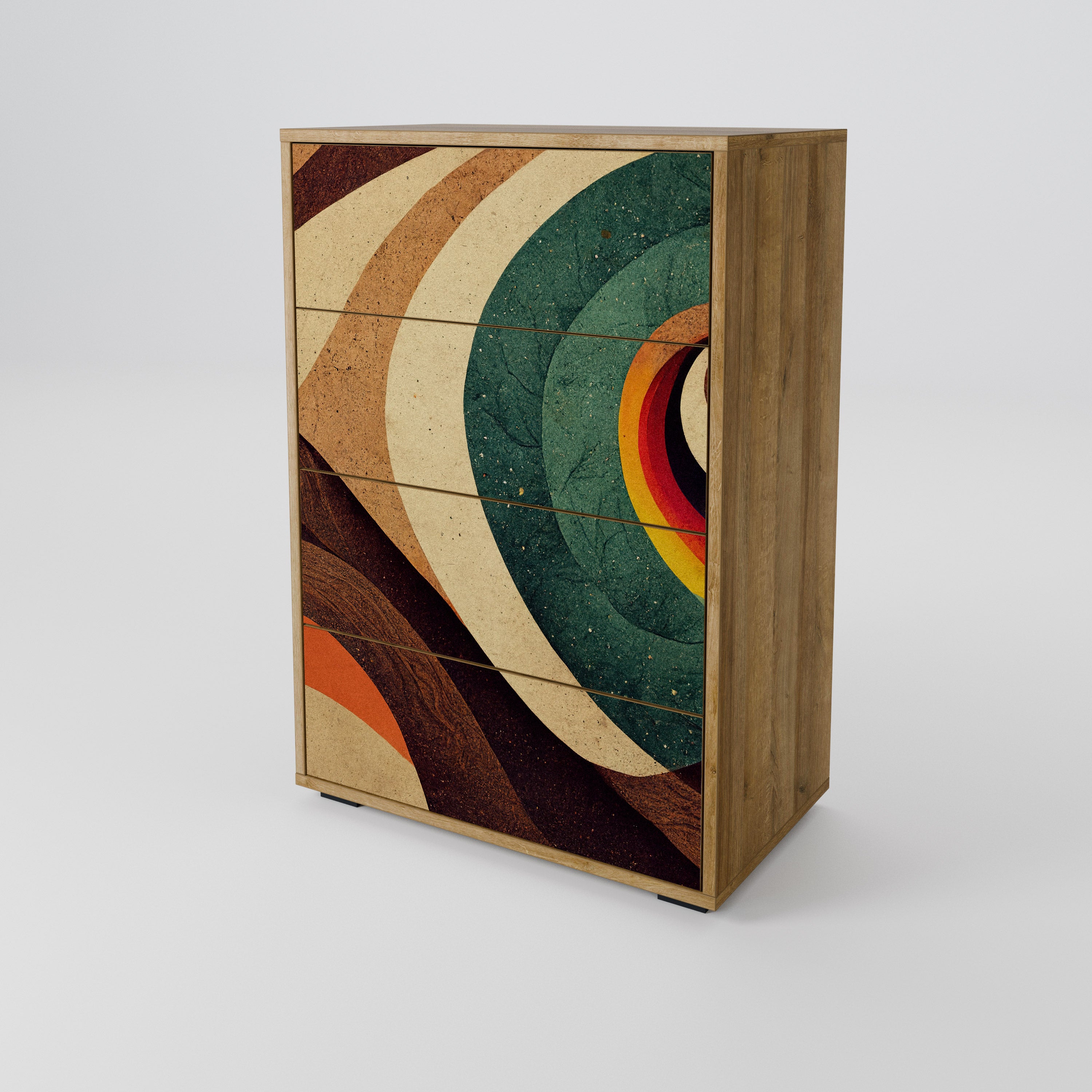 COLORFUL STRANDS Chest of drawers