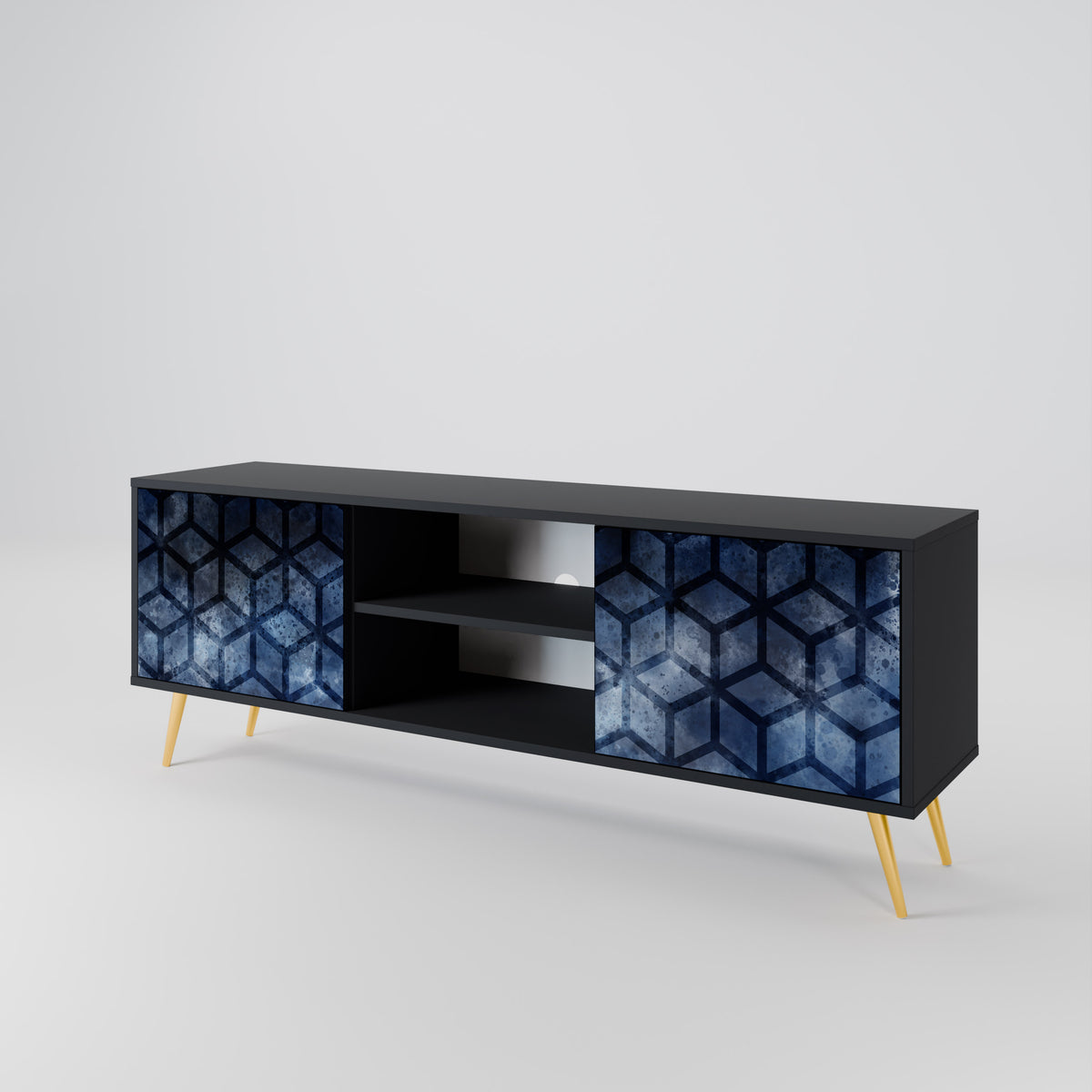 CUBIC MIST 2-Door TV Cabinet