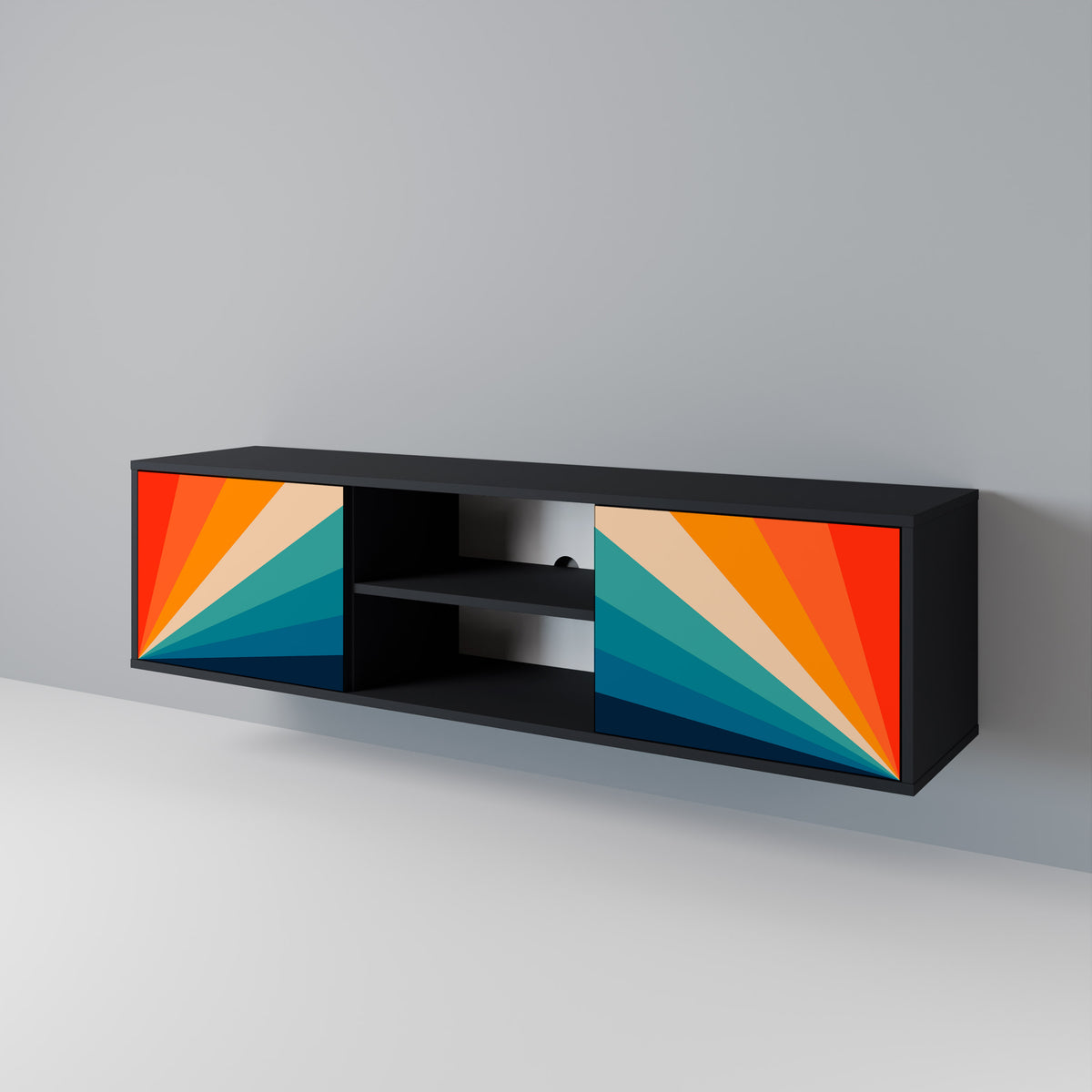 PRISM CONCUSSION Έπιπλο τηλεόρασης 2-θυρών