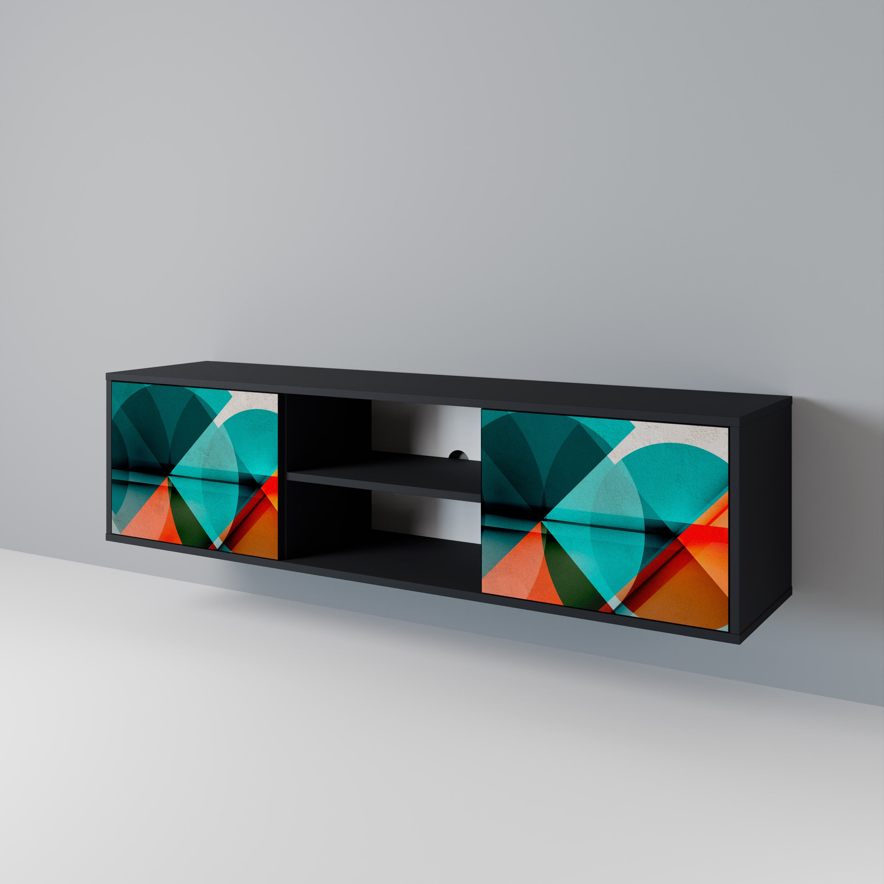 CIRCULAR RHAPSODY Έπιπλο τηλεόρασης 2-θυρών