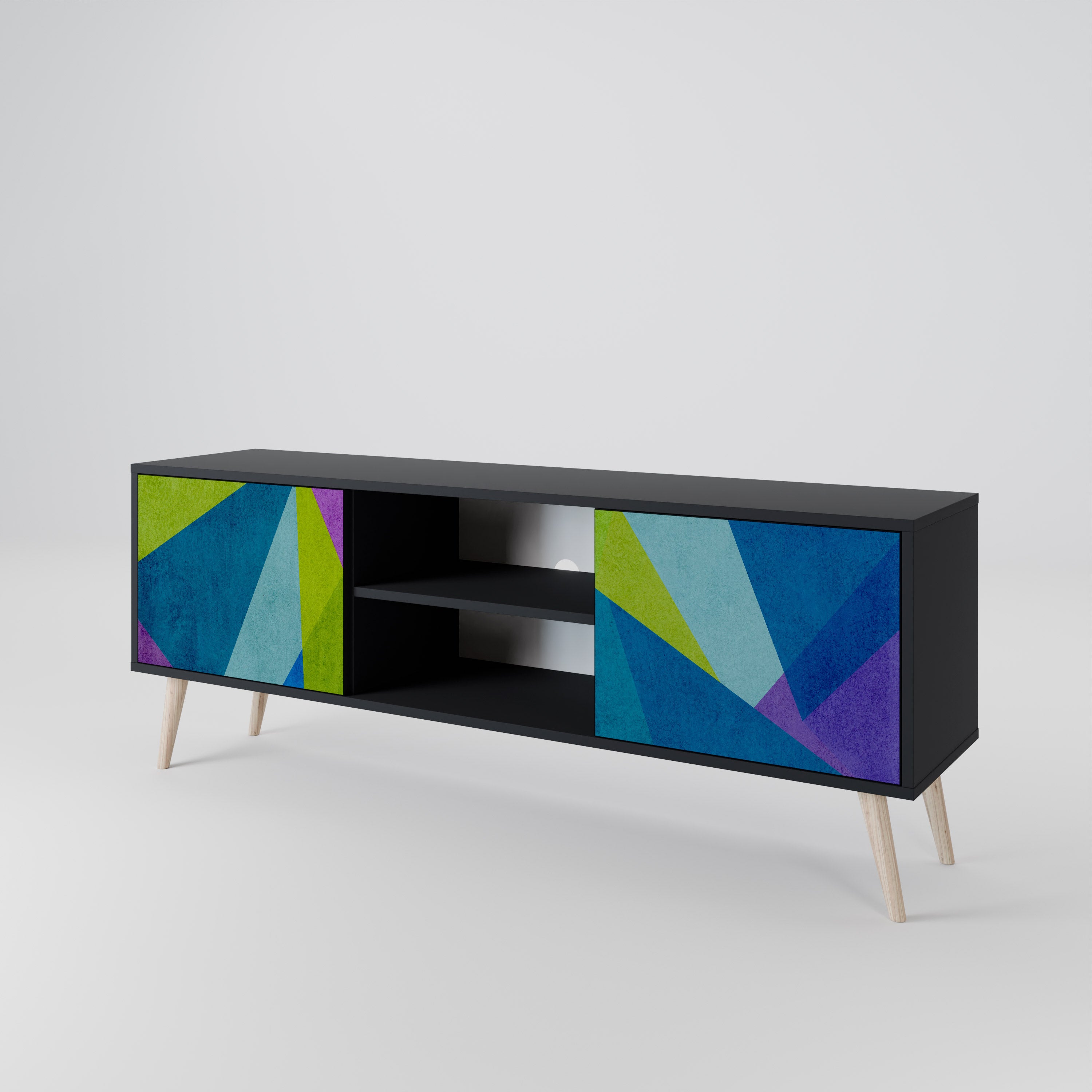 COLD SHOWCASE Έπιπλο τηλεόρασης 2-θυρών