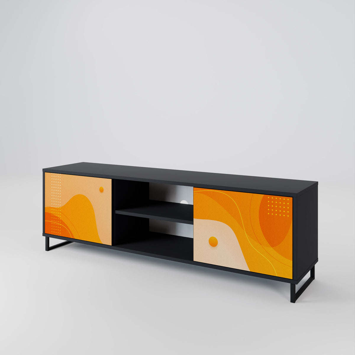 ORANGE ARRANGEMENT Έπιπλο τηλεόρασης 2-θυρών
