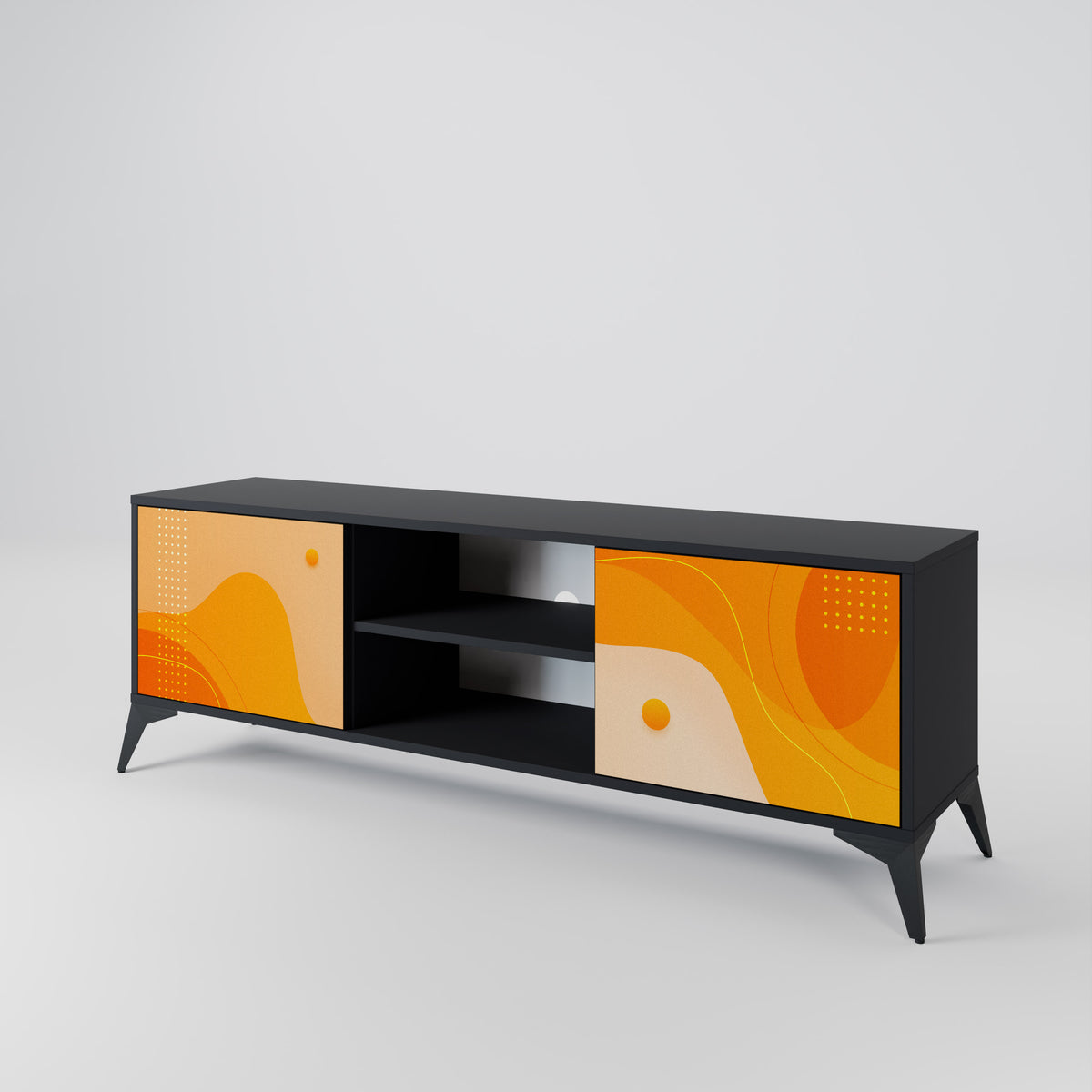 ORANGE ARRANGEMENT Έπιπλο τηλεόρασης 2-θυρών
