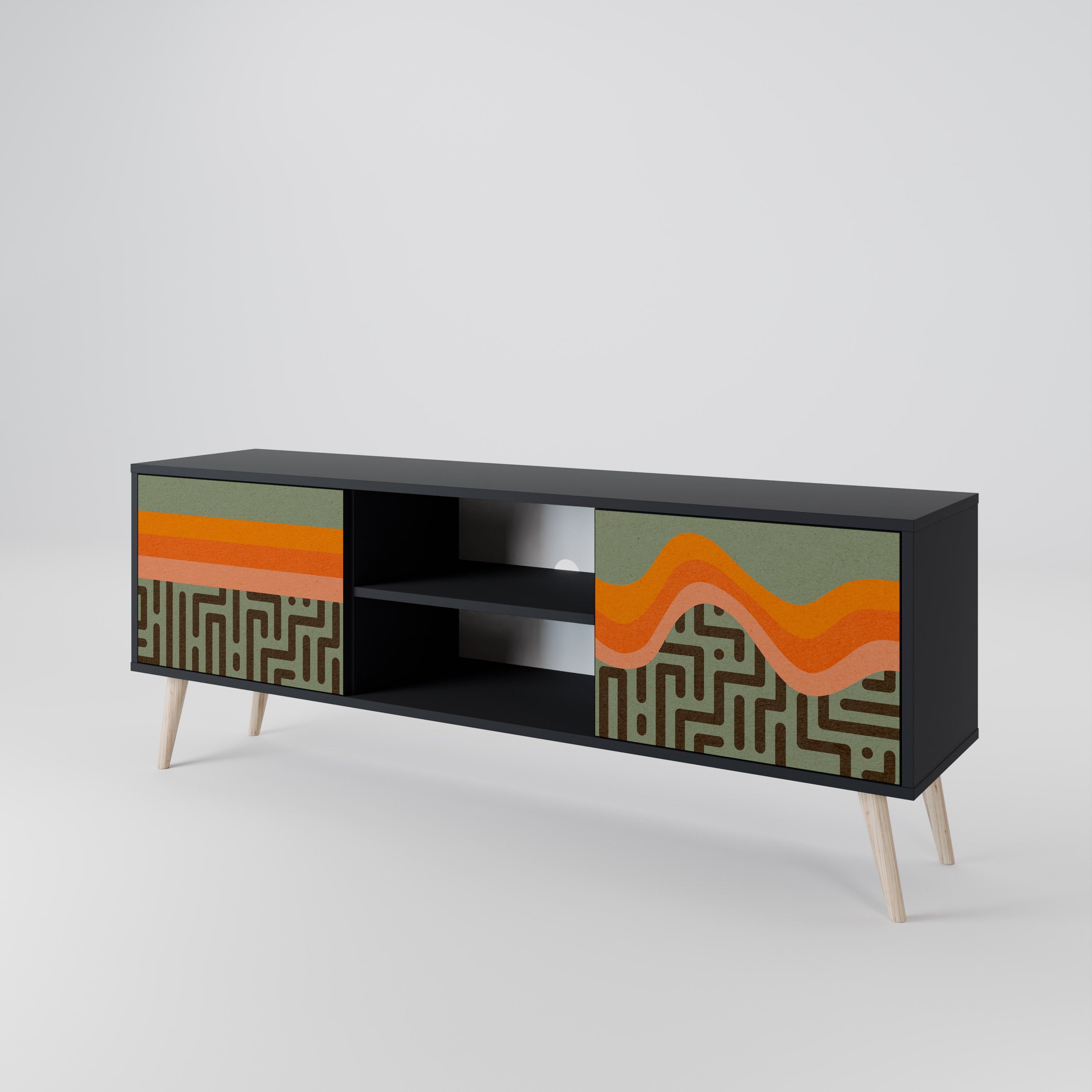 SIMPLE SOLUTIONS Έπιπλο τηλεόρασης 2-θυρών