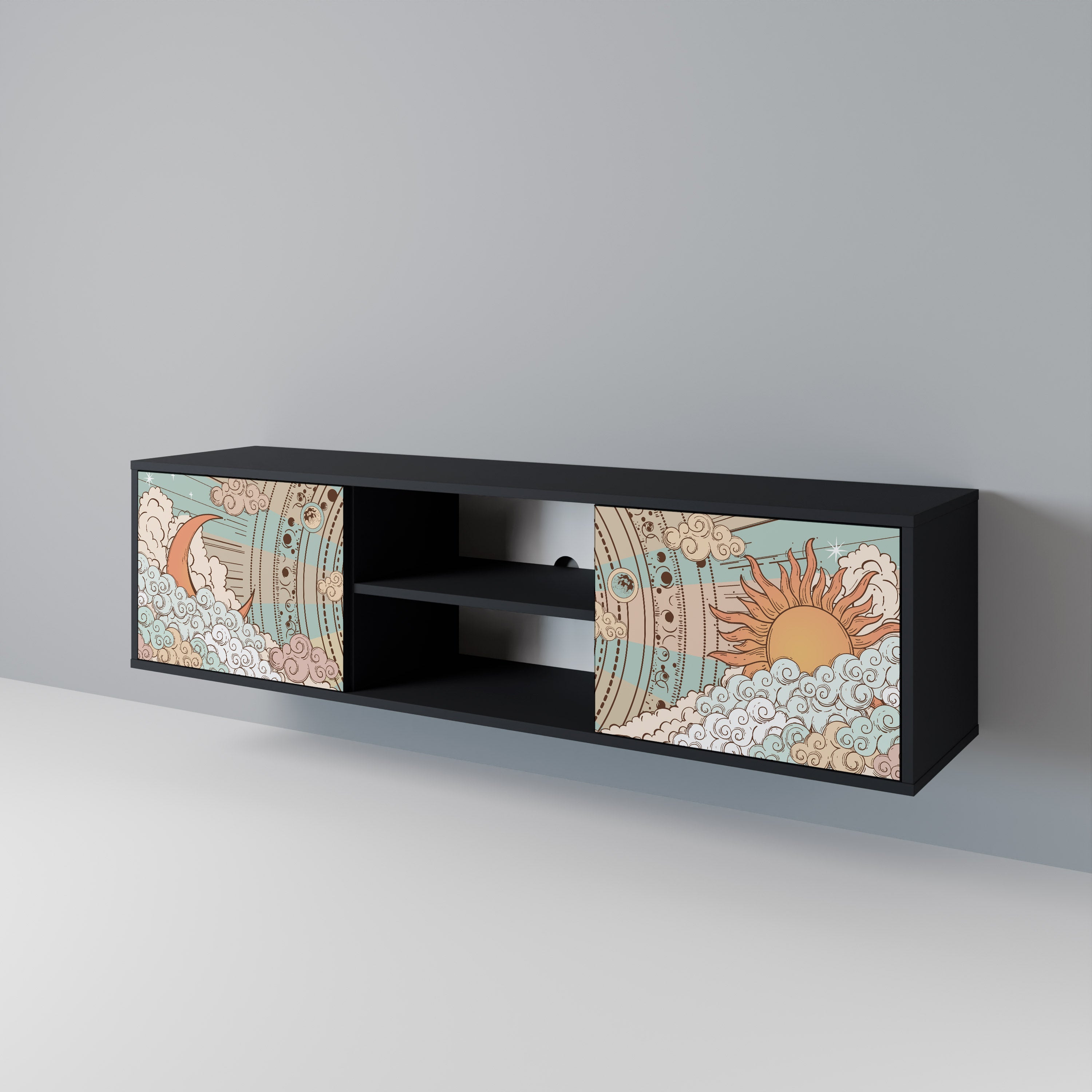 MYSTICAL STRUCTURE Έπιπλο τηλεόρασης 2-θυρών