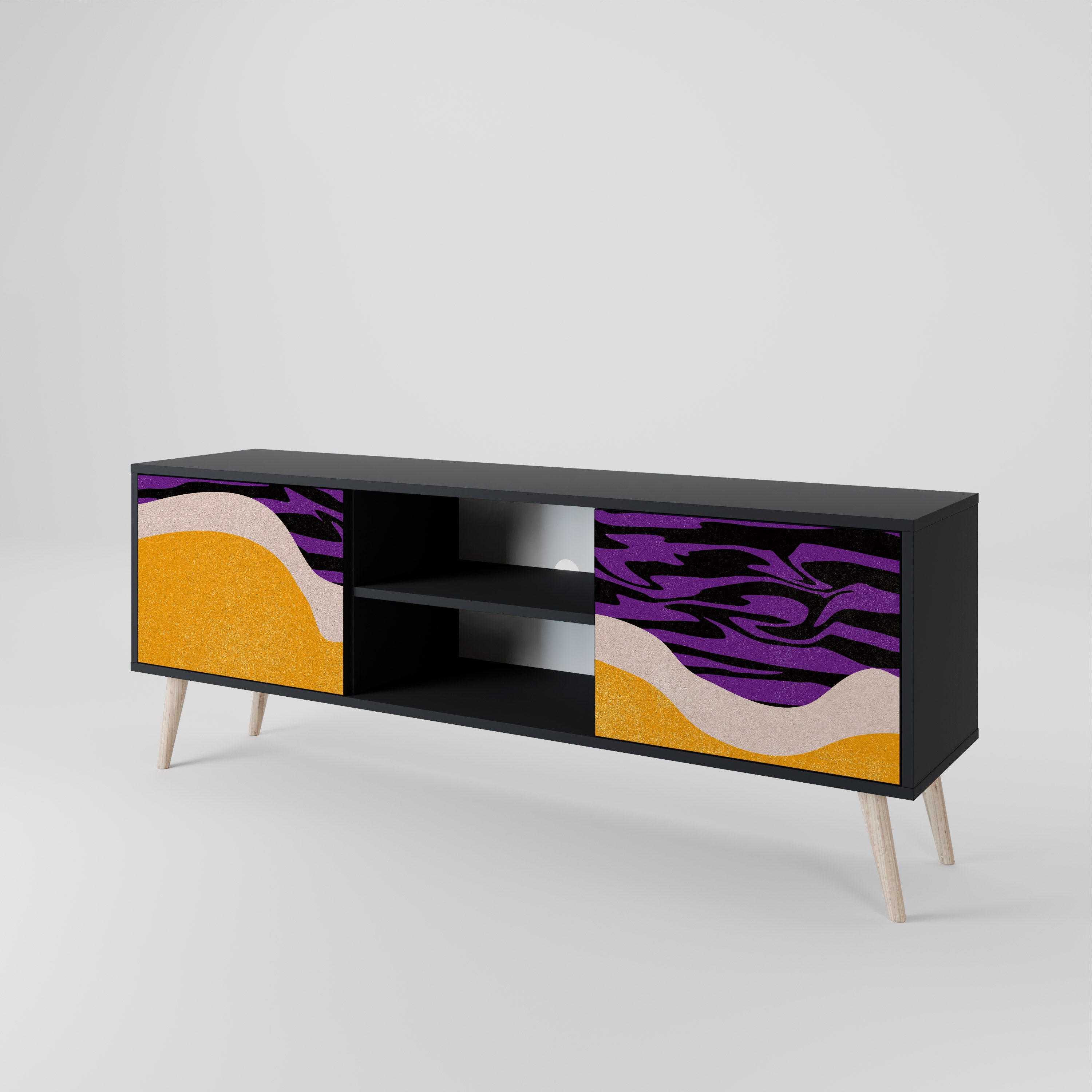 INDEPENDENT BORDER Έπιπλο τηλεόρασης 2-θυρών