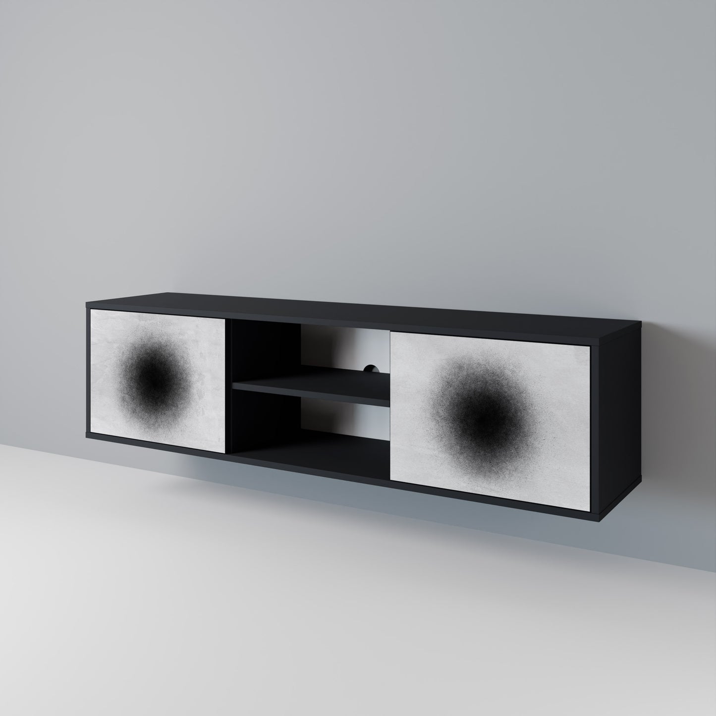 BLACK HOLE Έπιπλο τηλεόρασης 2-θυρών